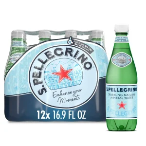 S.Pellegrino Sparkling Natural Unflavored Bottled Drinks Mineral Water