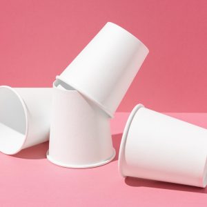 Vaso polipapel blanco
